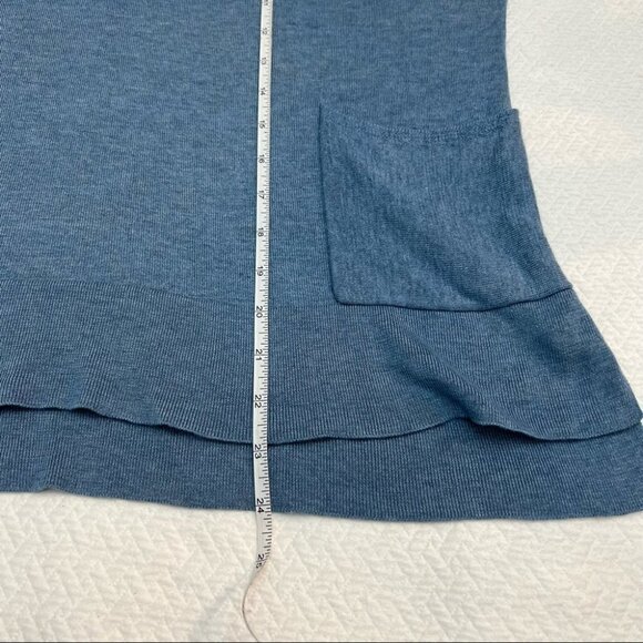 Eileen Fisher Blue Crew Neck Sweater - Picture 6 of 9